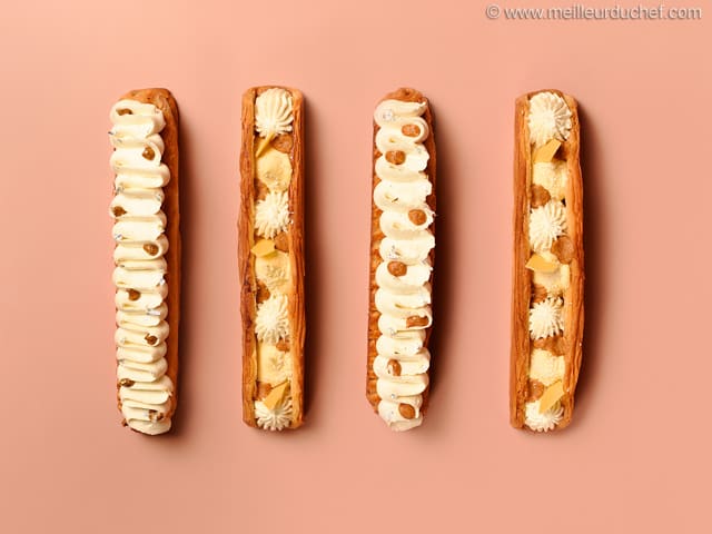 Exotic Fruit & Coconut Praline Puff Pastry Bars