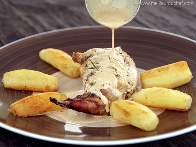 Rabbit with Mustard Sauce