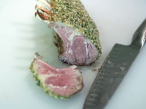 Rack of Lamb with Mustard & Parsley Crust - 19