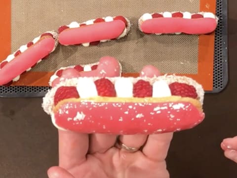 Raspberry Éclairs - 54