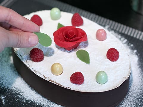 Raspberry Easter Macaron Cake - 55