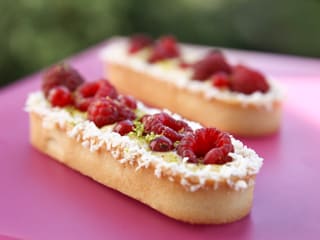 Raspberry & Passion Fruit Tartlets