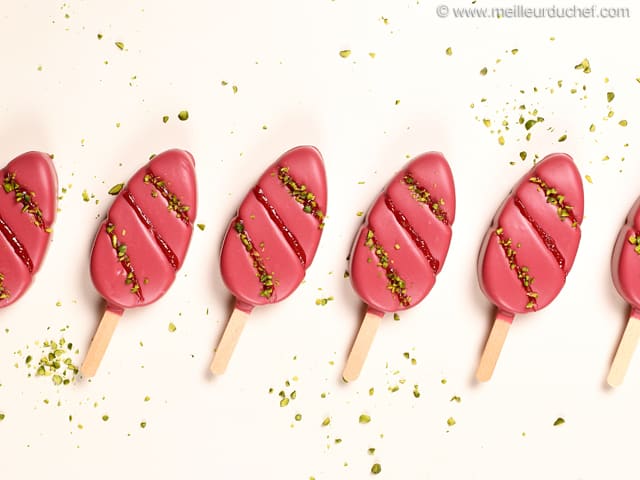 Raspberry Popsicles