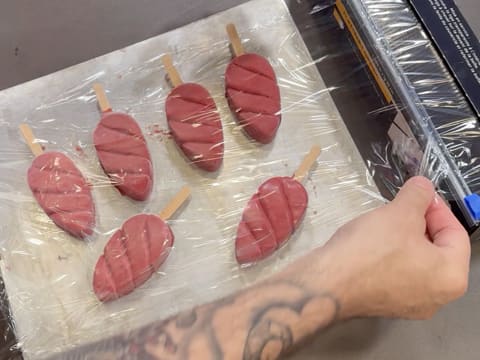Raspberry Popsicles - 16