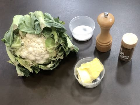 Roasted Cauliflower, Feta Sauce with Garlic & Lemon - 1