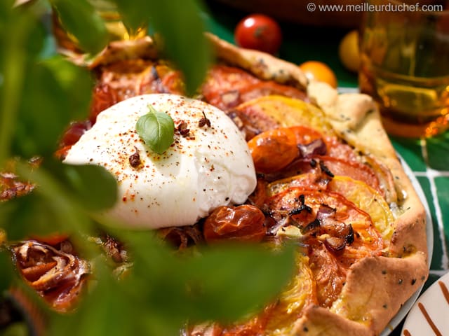 Rustic Tomato & Mustard Tart