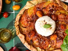 Rustic Tomato & Mustard Tart