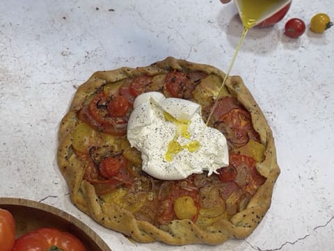 Rustic Tomato & Mustard Tart - 40