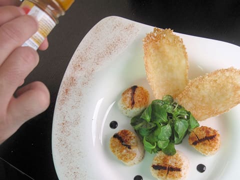 Warm Salad of Scallops & Parmesan Tuiles - 20