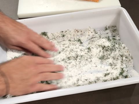 Salmon Gravlax with Dill Sauce - 13