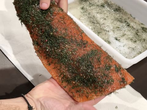 Salmon Gravlax with Dill Sauce - 26