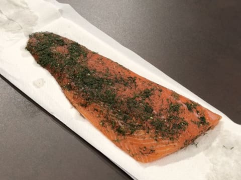 Salmon Gravlax with Dill Sauce - 30