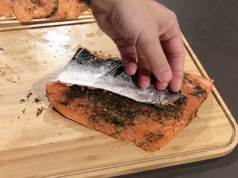 Salmon Gravlax with Dill Sauce - 36