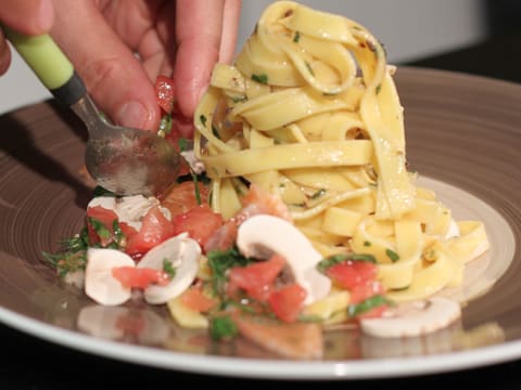 Salmon Tagliatelle Salad - 23