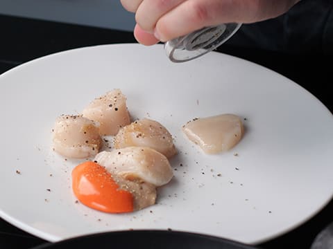 Scallops and Razor Clams in a Wasabi Crust - 40