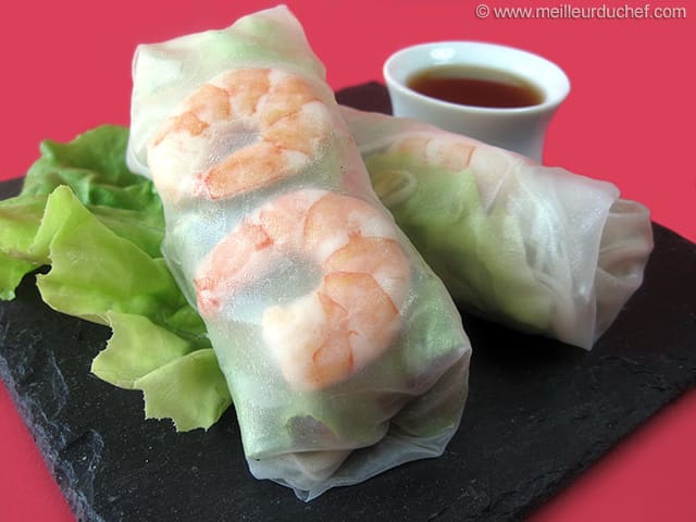 Fresh Spring Rolls Illustrated Recipe Meilleur Du Chef