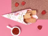 Strawberry & Raspberry-Filled Churros