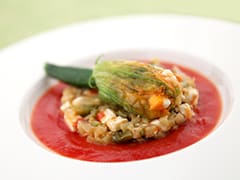 Stuffed Courgette Flowers