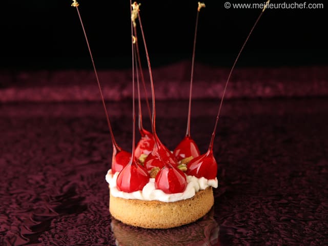 strawberry tart cart