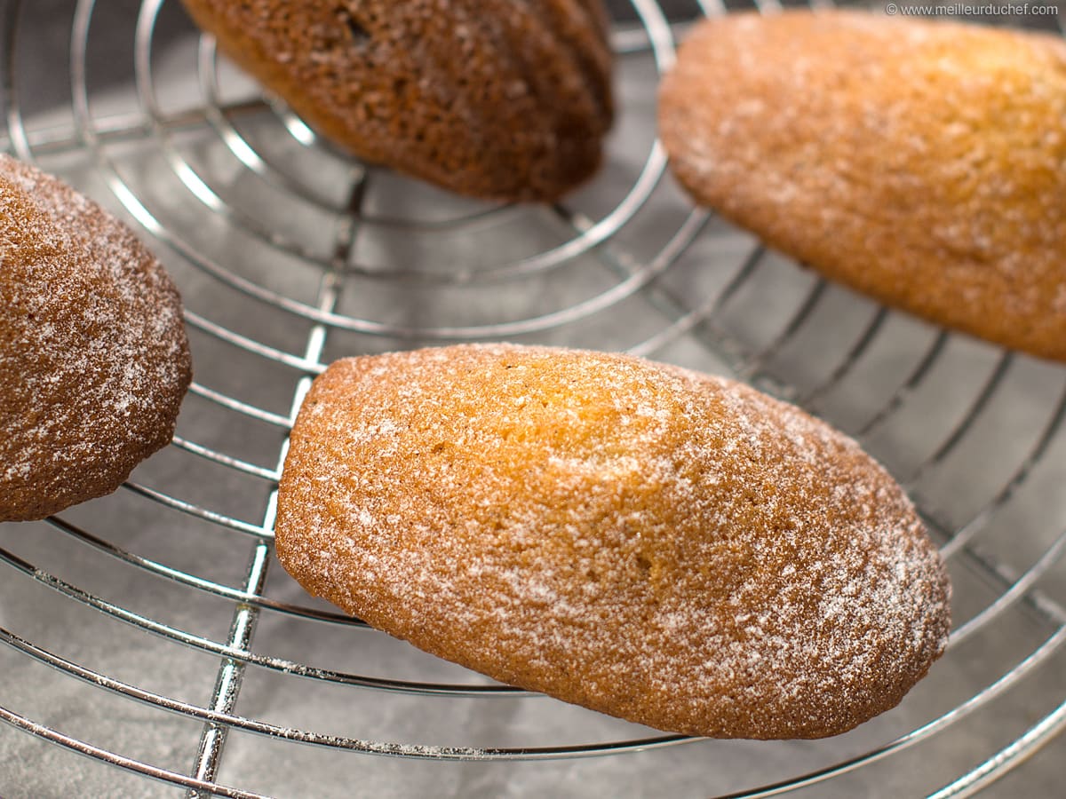 Gluten-Free Vanilla Madeleines - Illustrated recipe - Meilleur du Chef