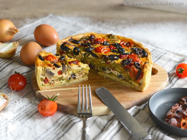 Vegetable Quiche