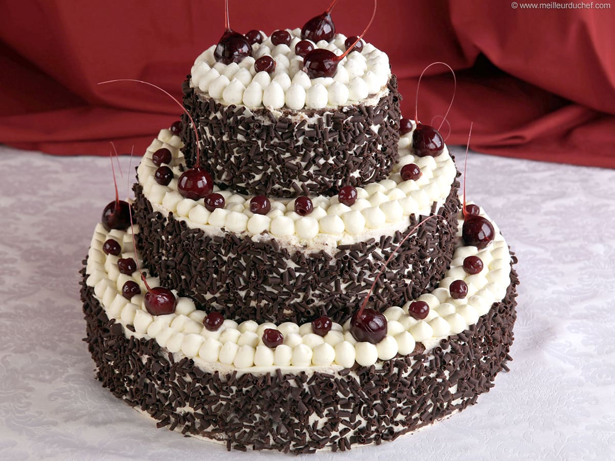 Black Forest Wedding Cake Illustrated recipe Meilleur
