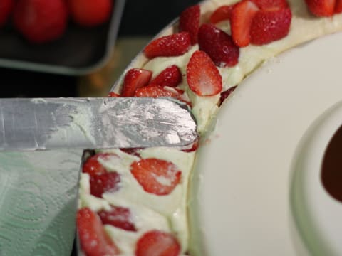 Fraisier Strawberry Wedding Cake - 67