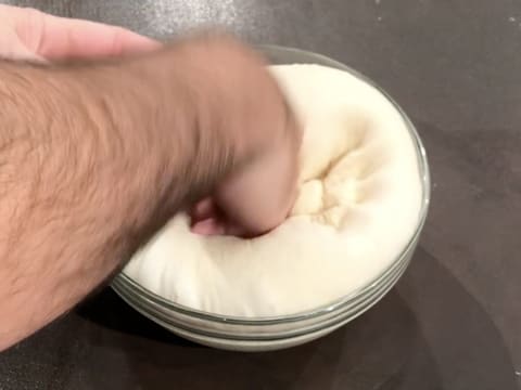 Knock the dough back in the bowl