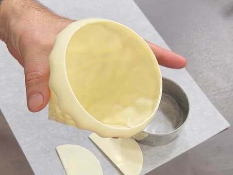 Entremets Albero di Natale con ribes rosso, ribes nero e vaniglia - 104