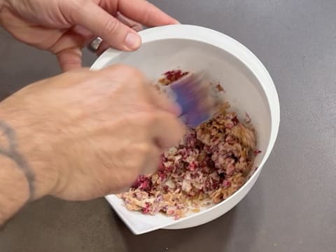 Entremets Albero di Natale con ribes rosso, ribes nero e vaniglia - 121