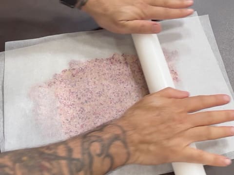 Entremets Albero di Natale con ribes rosso, ribes nero e vaniglia - 124