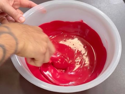 Entremets Albero di Natale con ribes rosso, ribes nero e vaniglia - 167