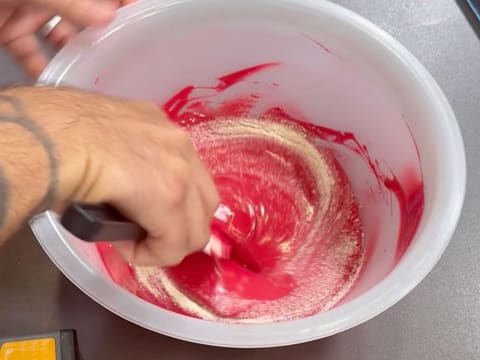 Entremets Albero di Natale con ribes rosso, ribes nero e vaniglia - 170