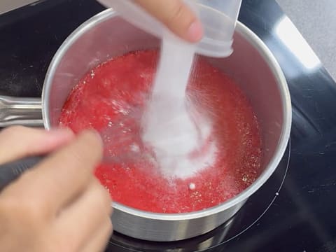 Entremets Albero di Natale con ribes rosso, ribes nero e vaniglia - 58