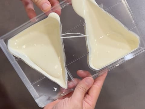 Entremets Albero di Natale con ribes rosso, ribes nero e vaniglia - 64