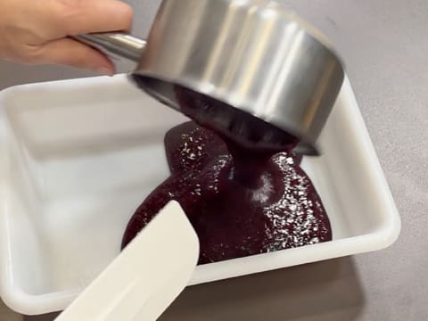 Entremets Albero di Natale con ribes rosso, ribes nero e vaniglia - 77