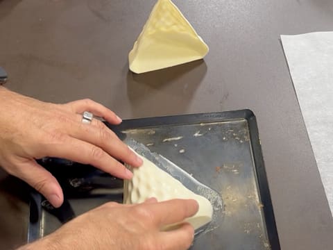 Entremets Albero di Natale con ribes rosso, ribes nero e vaniglia - 98