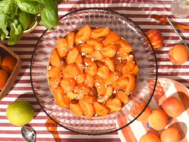 Crostata di albicocche e mandorle