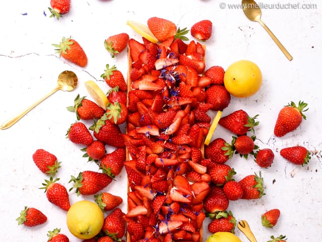 Crostata di fragole facile