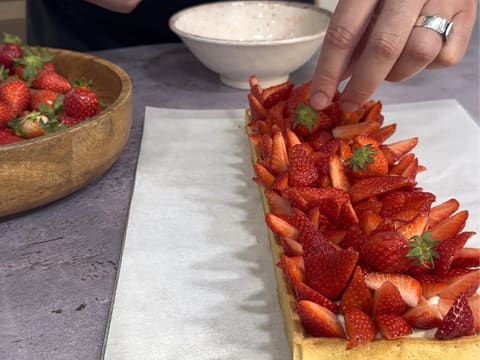 Crostata di fragole facile - 71
