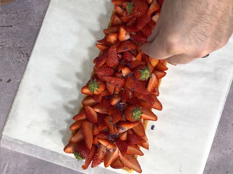 Crostata di fragole facile - 73