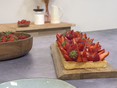 Crostata di fragole facile - 76