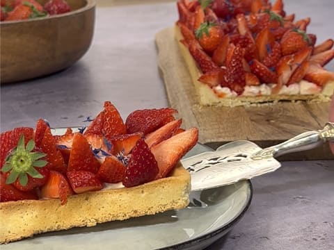 Crostata di fragole facile - 79