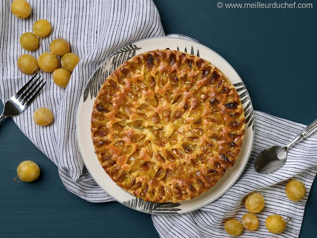 Crostata di prugne mirabelle