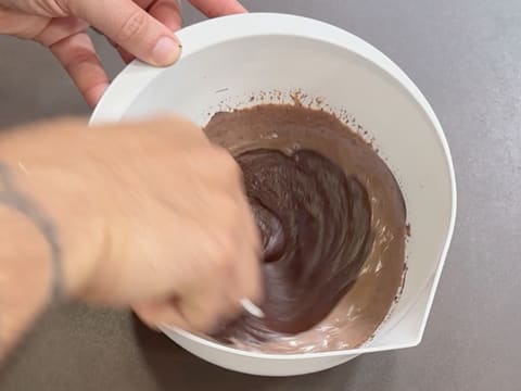 Entremets al cioccolato fondente e pralinato alla vaniglia e noci pecan - 147