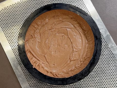 Entremets al cioccolato fondente e pralinato alla vaniglia e noci pecan - 160
