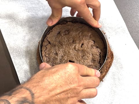 Entremets al cioccolato fondente e pralinato alla vaniglia e noci pecan - 88