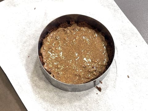Entremets al cioccolato fondente e pralinato alla vaniglia e noci pecan - 97