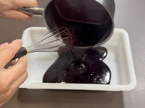 Entremets ai mirtilli, cioccolato e vaniglia - 10