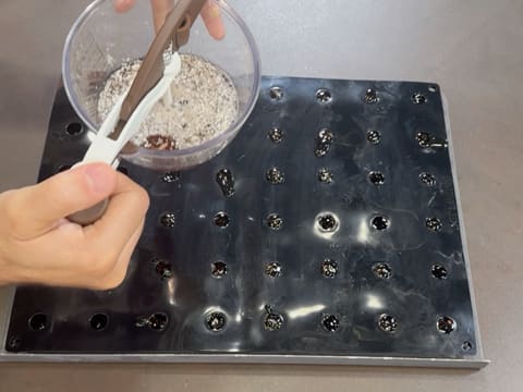 Entremets ai mirtilli, cioccolato e vaniglia - 155